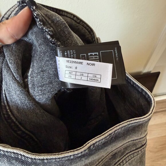 Ba&Sh Womens Cotton Acid Washed Jeans Distressed Gray Size 0 US 2 - Picture 7 of 8